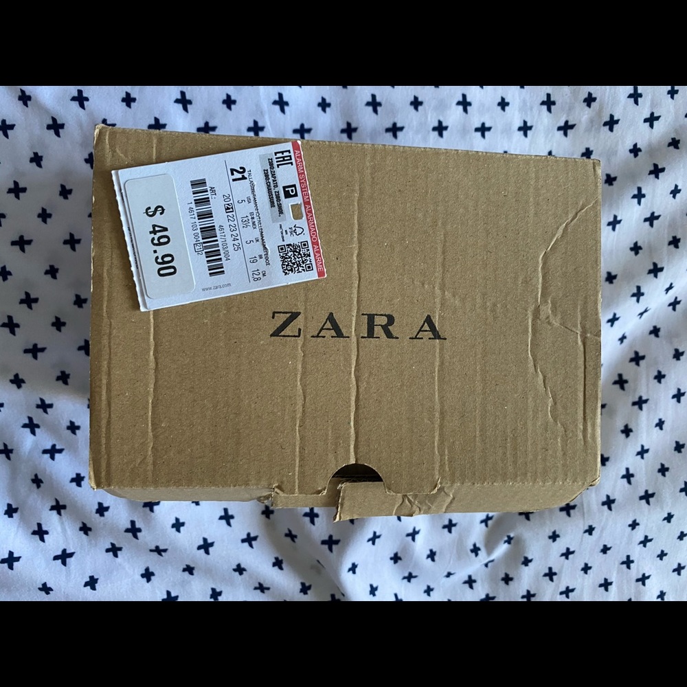 Zara gray loafers